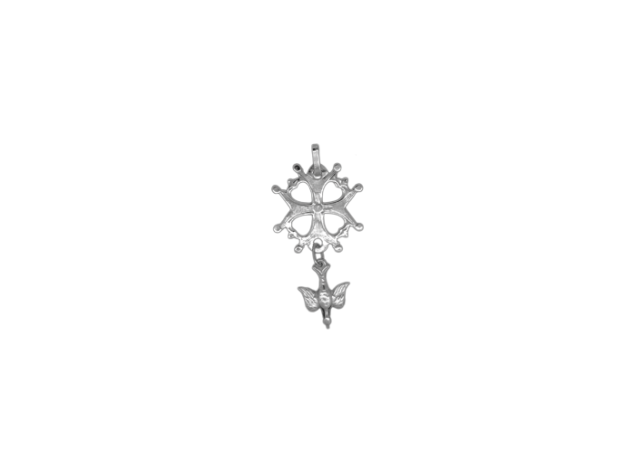 Croix Huguenote en Argent 925 17mm