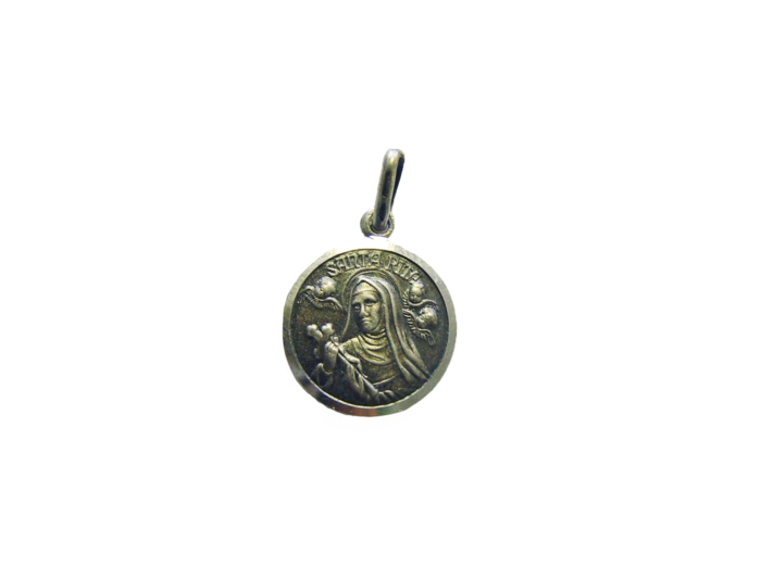 Médaille 17mm en Argent 925 - SAINTE RITA