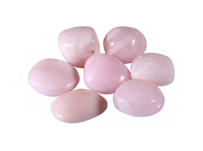 Pierre roulée Manganocalcite