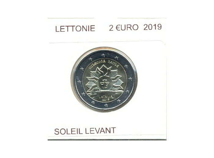 LETTONIE 2019 2 EURO SOLEIL LEVANT SUP-