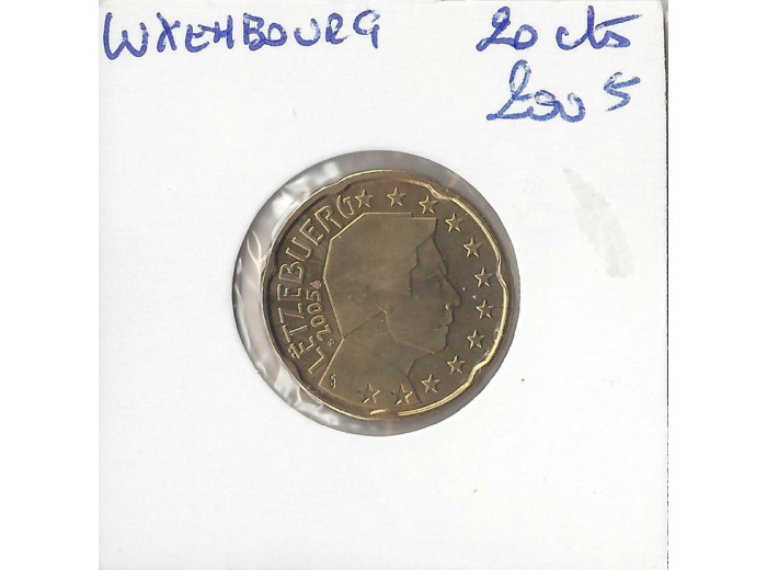 Luxembourg 2005 20 CENTIMES SUP