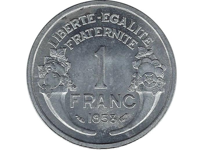 FRANCE 1 FRANC MORLON 1958 SUP