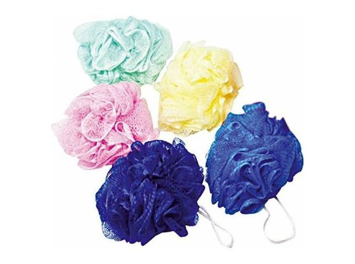 Osma éponge de bain douche Pelote de 50 g 12 cm Multicolore