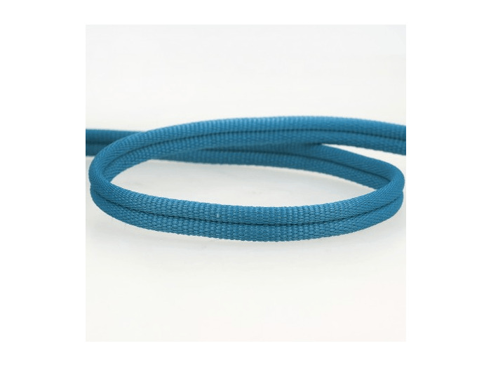 Double passepoil 518 bleu canard C26 9mm 100%polyester le mètre