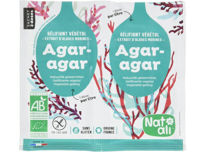 AGAR-AGAR POUDRE 2X4G Nat Ali