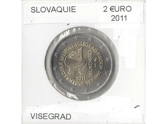 SLOVAQUIE 2011 2 EURO Commemorative VISEGRAD SUP-