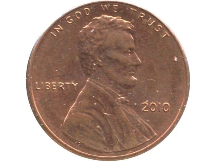 AMERIQUE ( U.S.A ) 1 CENT LINCOLN 2010 UNION SHIELD TTB+