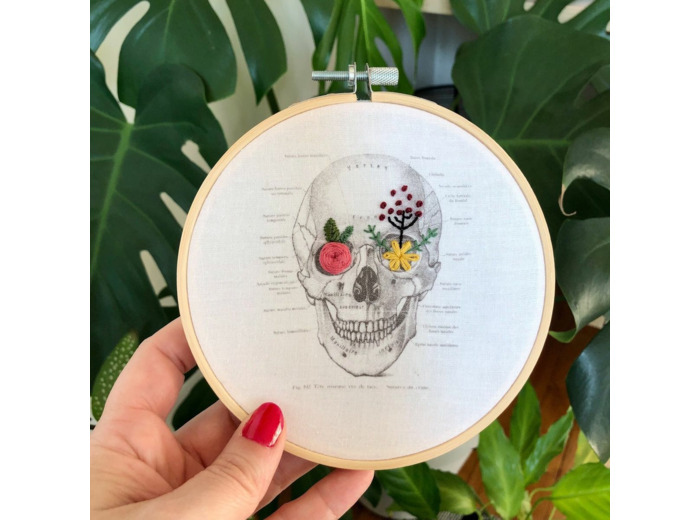 Broderie - SKULL #3