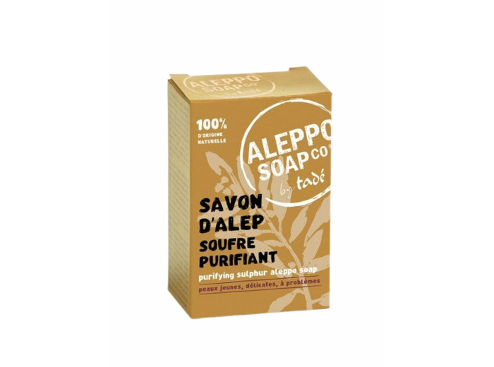 Savon d'Alep Soufre Purifiant-150g-Tadé