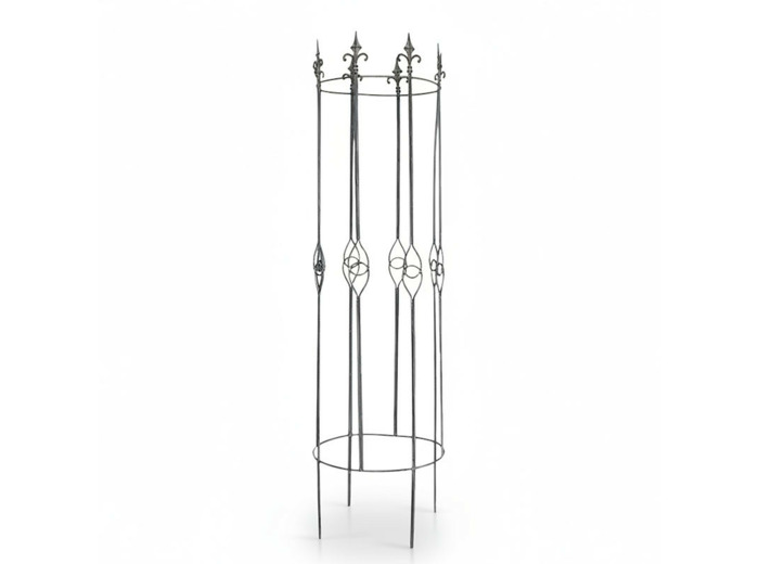 Grande colonne jardin fleur de lys 40x154cm