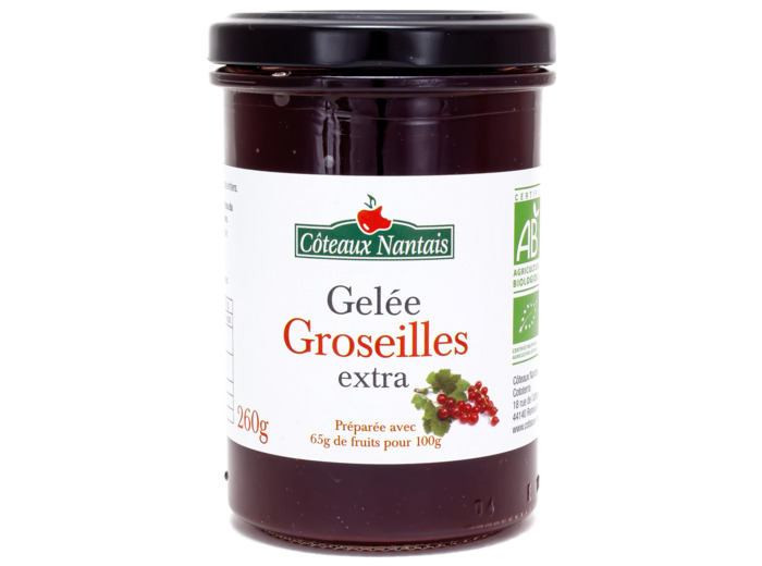 Gelée de Groseilles Extra Bio 260g