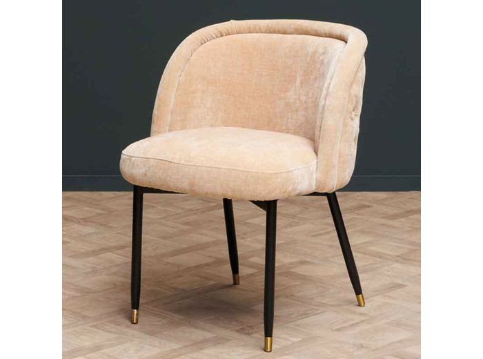 Chaise capitonnée Tramell 57x63x76cm