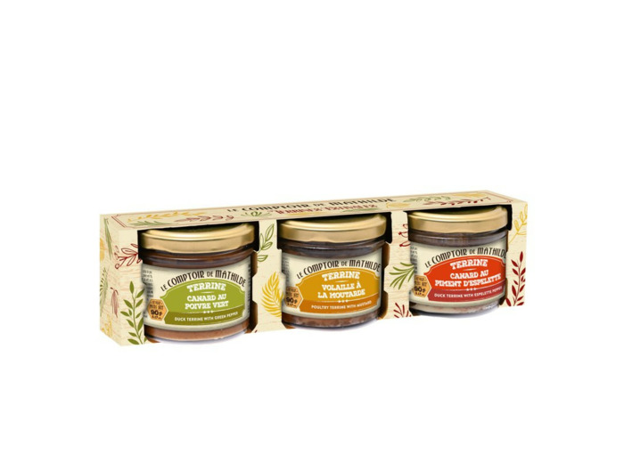 Coffret 3 terrines Estivales