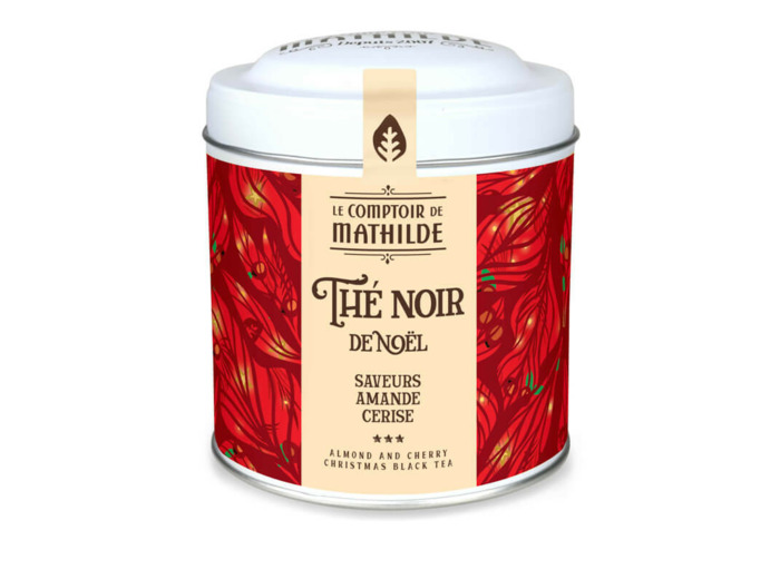 Thé Noir de Noël Saveurs Amande Cerise