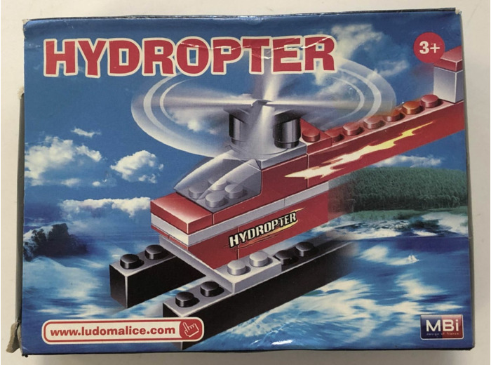 HYDROPTER JEU DE CONSTRUCTION 330027 MBI BOITE ABIMEE