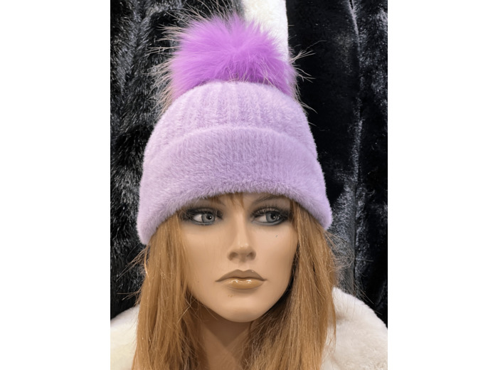 BF102 Bonnet femme parme