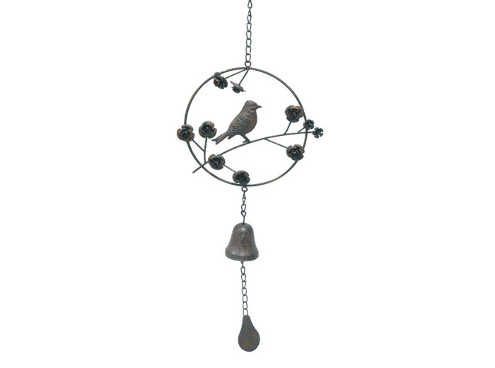 Clochette carillon oiseau 24x6x70cm