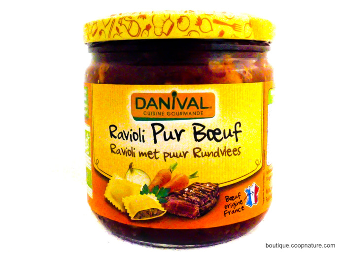 Raviolis pur Boeuf Bio 360g