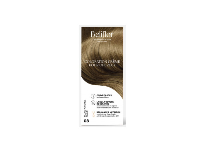 Coloration Crème pour Cheveux 08 Blond Naturel Clair