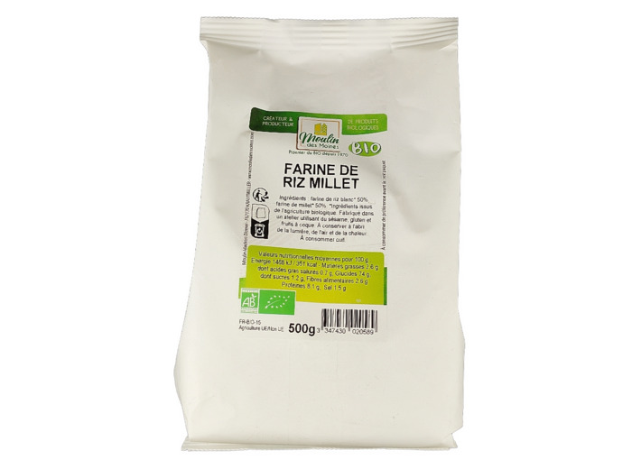 Farine de Riz Millet 500g Bio
