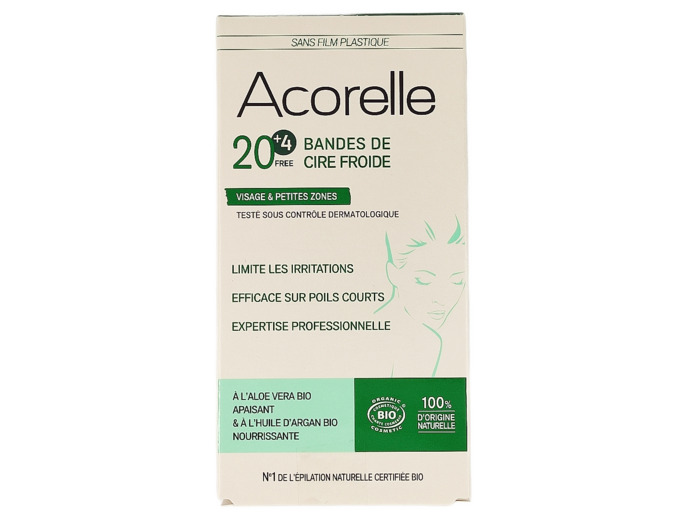 Bandes De Cire Froide Par 20+4 Bio