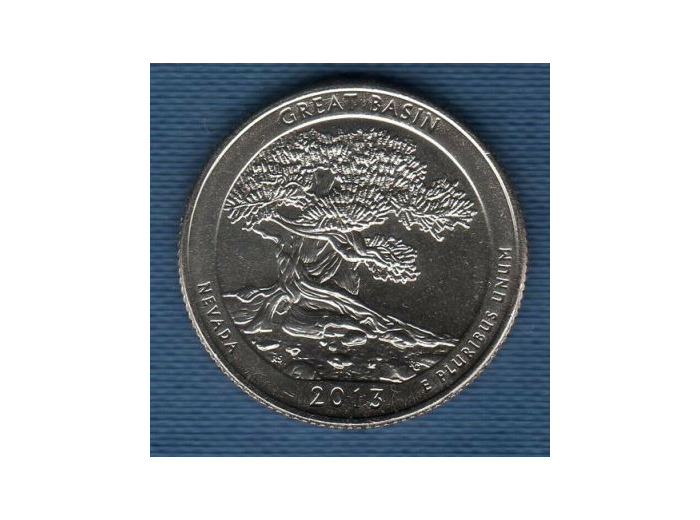 AMERIQUE (U.S.A) 1/4 DOLLAR 2013 S GREAT BASIN SUP-