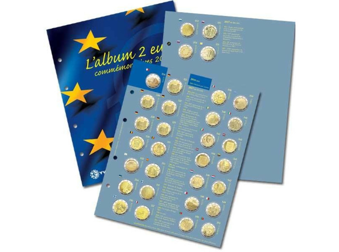 RECHARGE 2 EURO COMMEMORATIVES 2017 (Yvert)