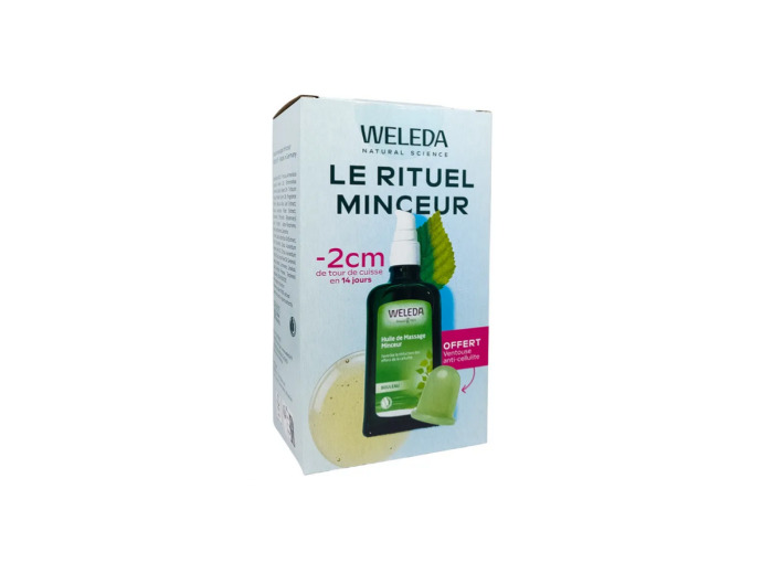 Le rituel minceur Huile de massage minceur + ventouse anti cellulite offerte
