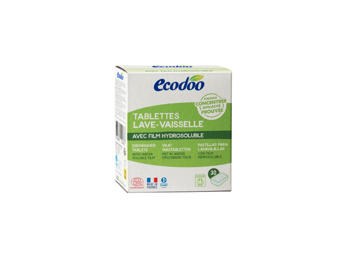 30 tablettes Lave Vaisselle avec film hydrosoluble 300g