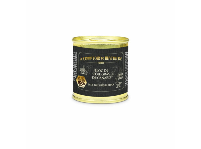 Bloc Foie Gras Canard Origine France 100G