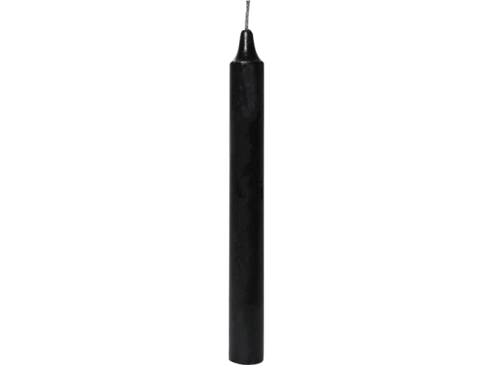 Bougie teintée masse - NOIR D2,1 x Ht20cm
