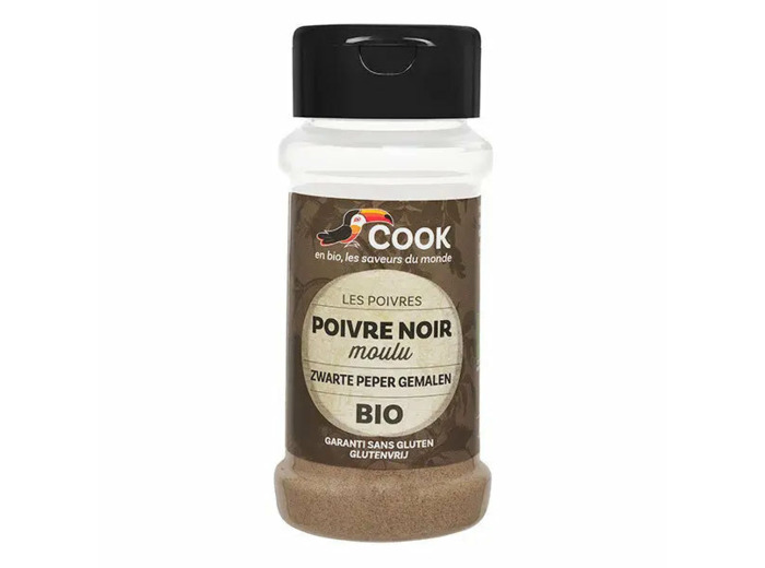 Poivre Noir Bio en poudre-45g-Cook