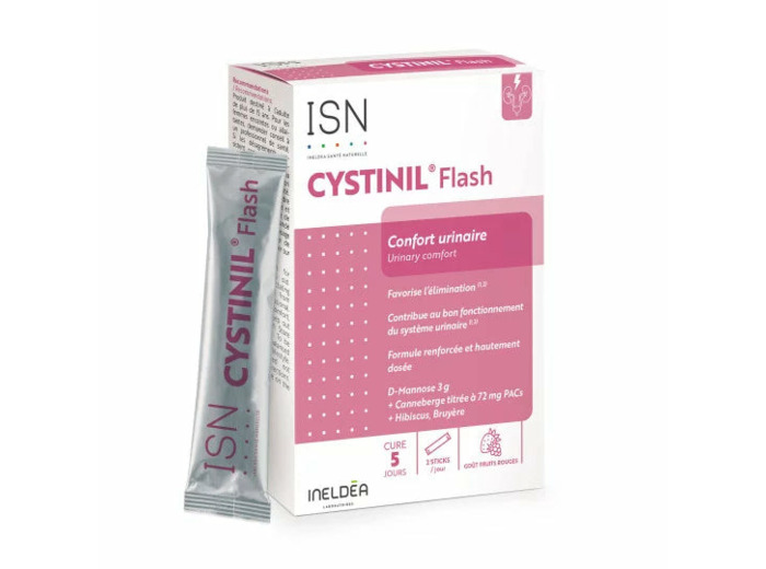 CYSTINIL FLASH cure de 5 jours-10 sticks-ISN