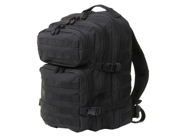 Sac à dos tactique noir 35L - Militaire outdoor polyvalent