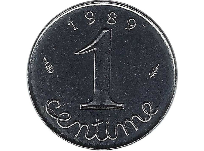 FRANCE 1 CENTIME EPI 1989 SUP/NC