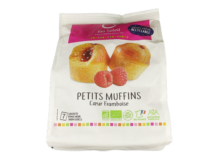Petit Muffins Framboise 200g Bio