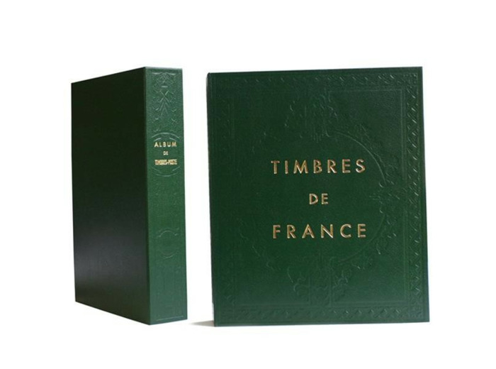 RELIURE VERTE FUTURA F.O TIMBRES POSTES (Yvert)