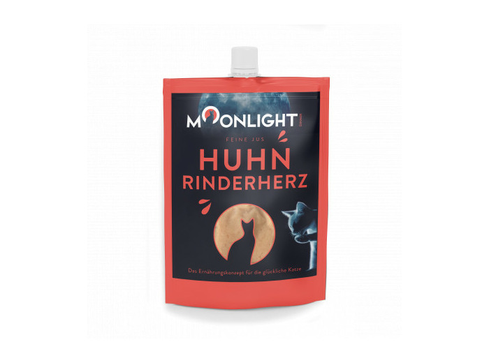MOONLIGHT, Feine jus au poulet & coeur de boeuf - 60g
