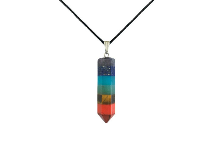 Pendentif Pointe 7 Chakras