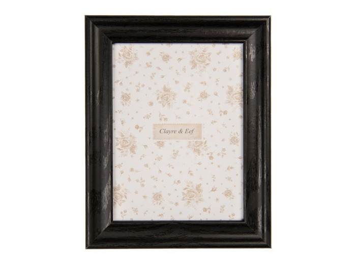 Cadre photo noir résine vintage 18x2x23cm