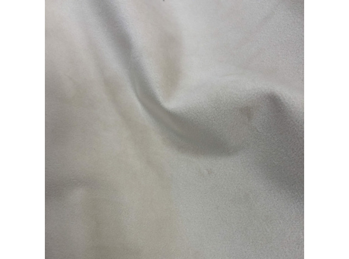 Velours uni Scala IVOIRE col 11 laize 150cm 90000t