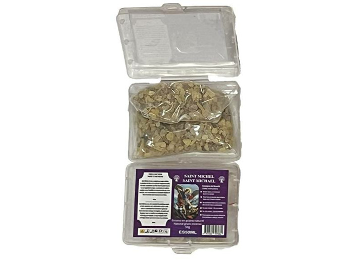 Encens en Grains Saint Michel - Boite transparente de 50gr