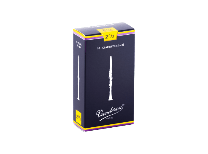 Boîte de 10 anches de clarinette force 2 1/2 Vandoren
