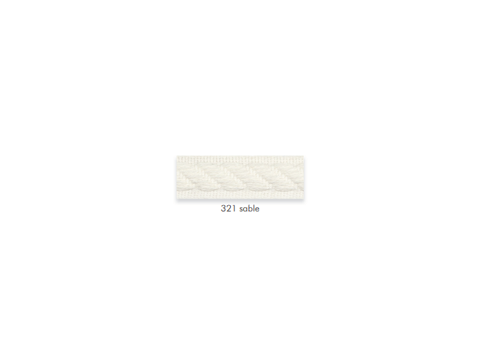 Galon plat 14mm 42045 sable 321