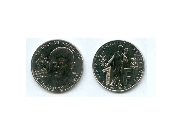 FRANCE 1 FRANC JACQUES RUEFF 1996 TTB+