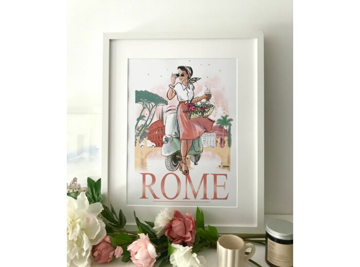Rome - affiche, carte postale