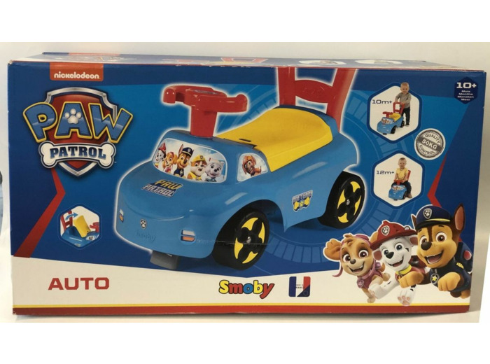PORTEUR AUTO PAW PATROL de chez SMOBY