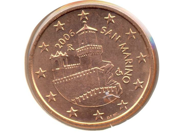 SAINT MARIN 5 CENTIMES 2006 SUP