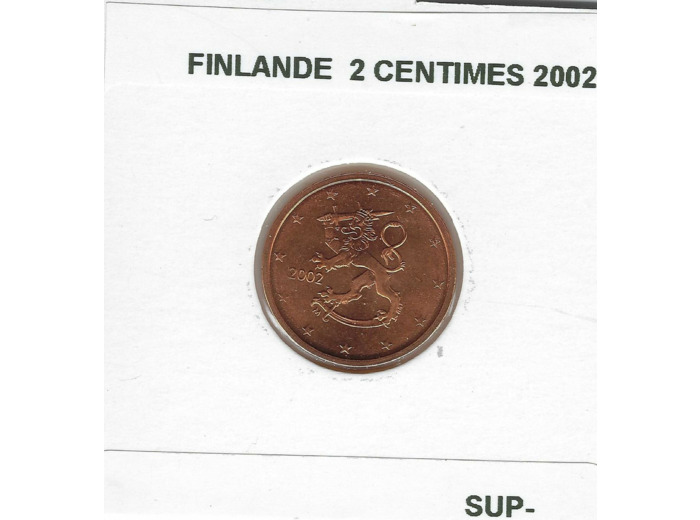 FINLANDE 2002 2 CENTIMES SUP-