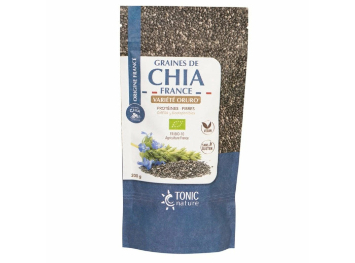 Graines de Chia Françaises Bio-200g-Tonic nature